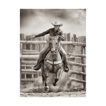 Lisa Dearing 'Ride Em Cowgirl' Canvas Art,14x19